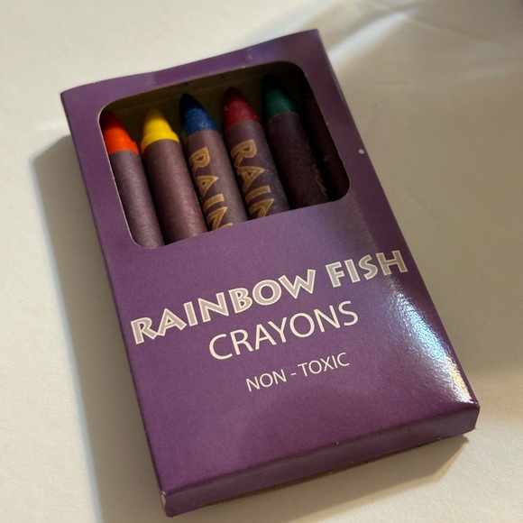 Rainbow Fish Coloring Mug 1998 New and Unused Rare Find + Hardback Book 1992 - Picture 3 of 15